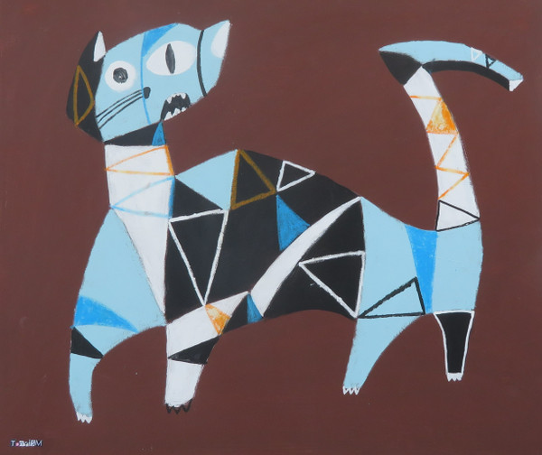 Feline Fatale - Series 143
Acrylic on Stretched Canvas
24" x 20"