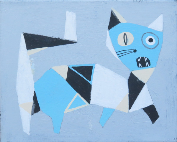 Feline Fatale - Series 167 - Ferocious Feline
Acrylic on Stretched Canvas
10 x 8"