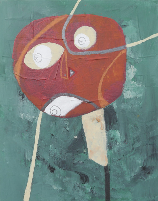 Kid Can Whistle - Mixed Media on Canvas, Gallery Wrapped, 16 x 20"