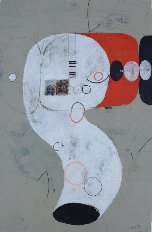 Look of Amazement on the Face of Complacency, The
Mixed Media on Unstretched Canvas
Unframed
21" x 31 1/2"