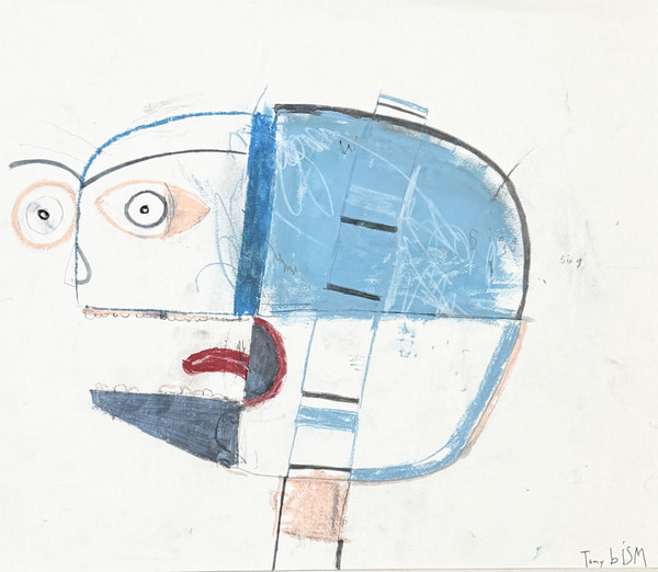 Artist Tonyism created this piece and is apart of his skull collection.  The artist conveys the unpredictability of life and personality within this piece.