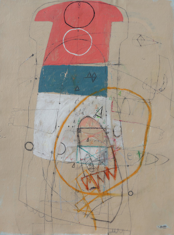 As part of the artist’s Positive Realms Series, this abstract embodies the spirit of movement through life’s shifting paths—the courage to change direction, explore new ideas, and step beyond boundaries.