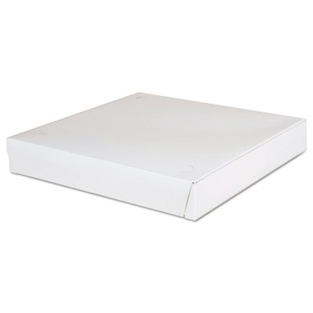 Lock-corner Pizza Boxes, 12 X 12 X 1.88, White, 100/carton