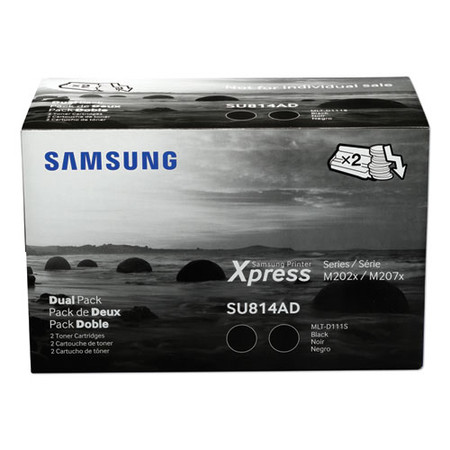 Su814ad (mlt-d111s) Toner, 1,000 Page-yield, Black, 2/pack