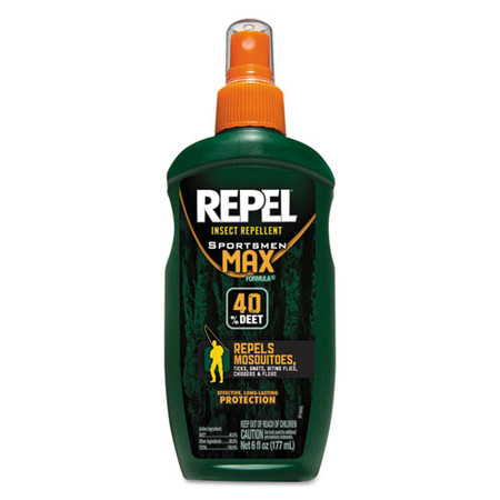 Repel Insect Repellent Sportsmen Max Formula Spray, 6 Oz Spray