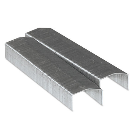 S8 Arch Crown Staples, 0.25" Leg, 0.5" Crown, Steel, 5,000/box