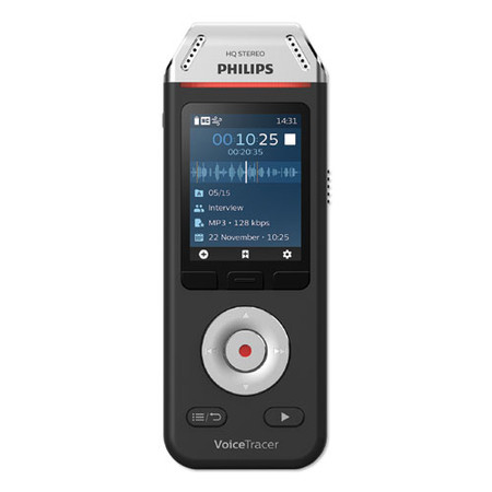 Voice Tracer Dvt2110 Digital Recorder 8 Gb, Black/silver