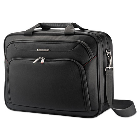 Xenon 3 Toploader Briefcase, 16.5" X 4.75" X 12.75", Polyester, Black