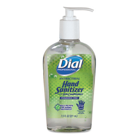 Antibacterial With Moisturizers Gel Hand Sanitizer, 7.5 Oz, Pump, Fragrance-free