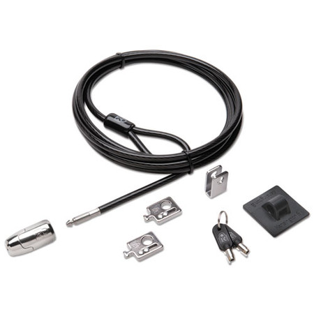 Desktop And Peripherals Locking Kit 2.0, 8ft Carbon Steel Cable