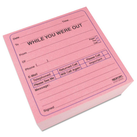 While You Were Out Self-sticking Mega Message Cube, 4 X 4, 512 Forms