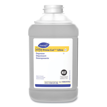 Suma Prime Cut Degreaser, 2.5 L J-fill Refill, 2/carton