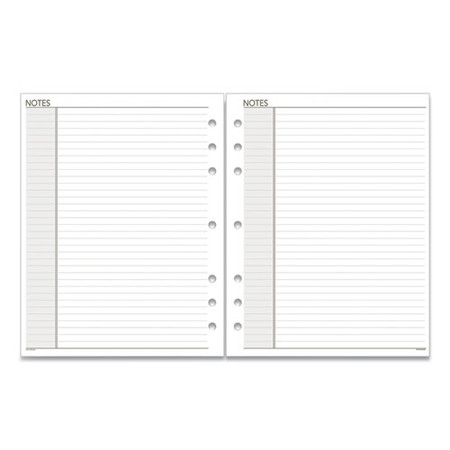 Lined Notes Pages, 11 X 8.5, White, 30/pack