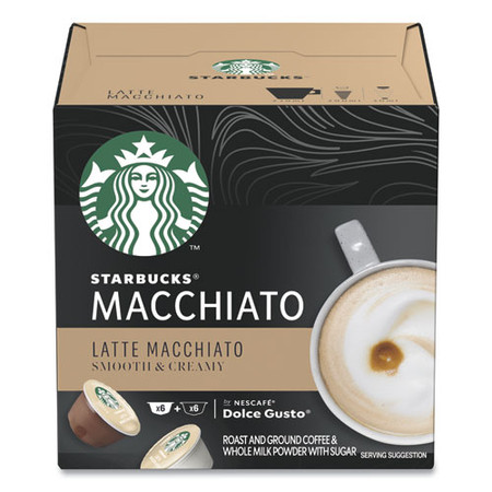 Starbucks Coffee Capsules, Latte Macchiato, 36/carton