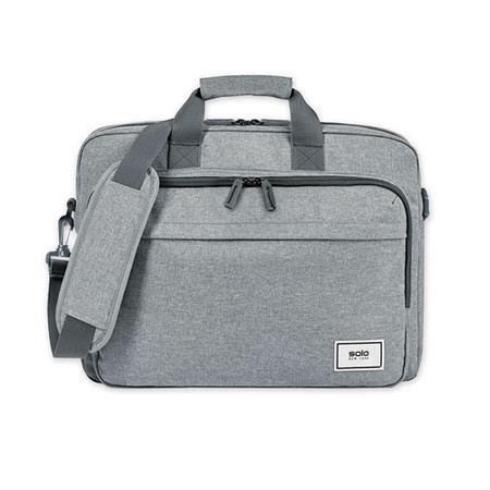 Sustainable Re:cycled Collection Laptop Bag, For 15.6" Laptops, 16.25 X 4.5 X 12, Gray