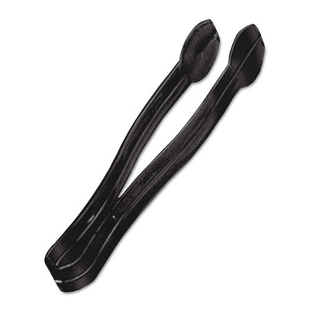 Plastic Tongs, 9 Inches, Black, 48/case