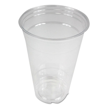 Clear Plastic Cold Cups, 20 Oz, Pet, 20 Cups/sleeve, 50 Sleeves/carton