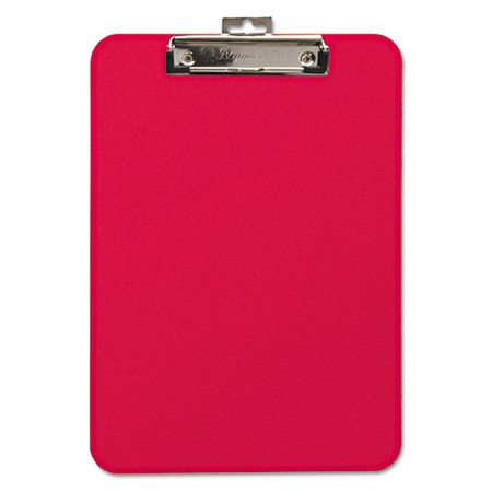 Unbreakable Recycled Clipboard, 1/4" Capacity, 8 1/2 X 11, Red