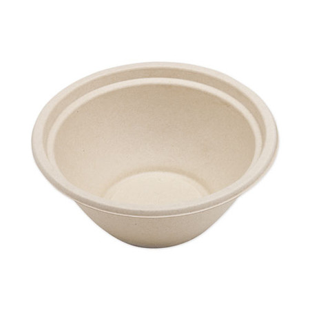 Fiber Bowls, 32 Oz, 7.4" Diameter X 3.2"h, Natural, 500/carton