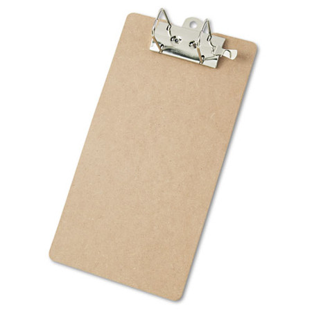 Recycled Hardboard Archboard Clipboard, 2" Clip Cap, 81/2 X 14 Sheets, Brown