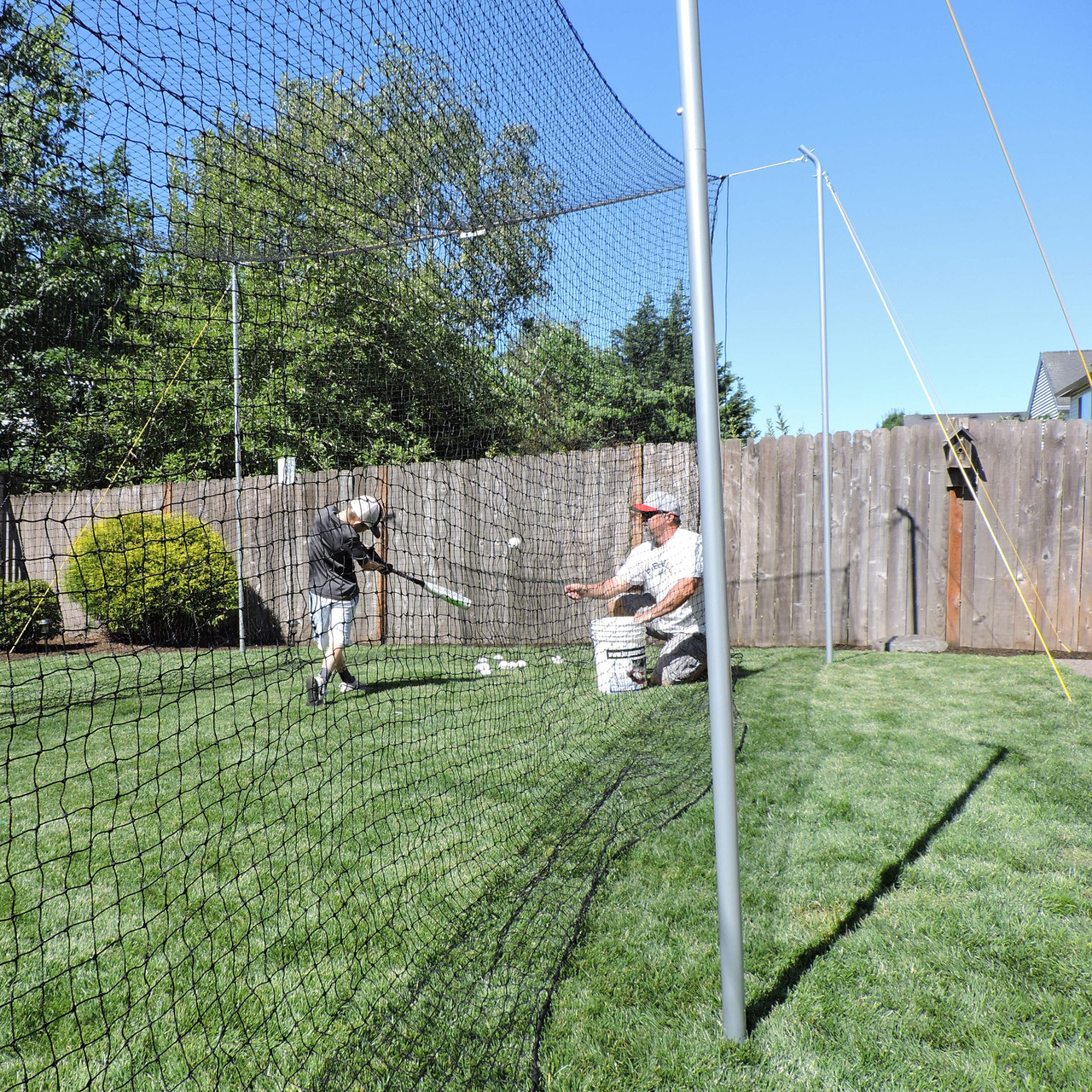 Hit at Home® Backyard Batting Cage Jugs Sports