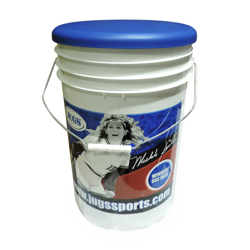 Bucket of JUGS LeatherLast™ Softballs