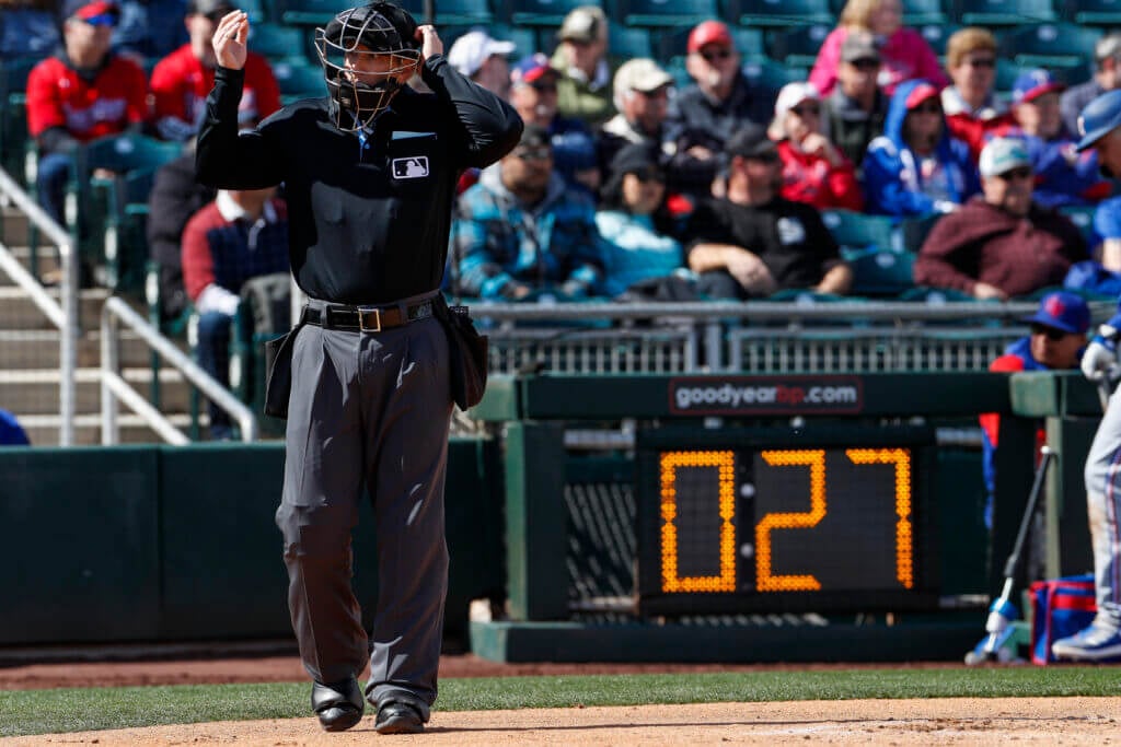 Hitters React to Pitch Clock In Early MLB Spring Training Action