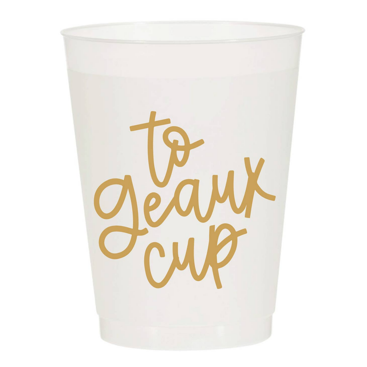 To Geaux Cup Frosted Cups-Pack of 6 - Outside and In