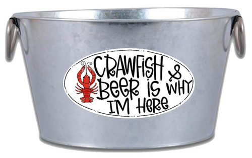 Crawfish Metal Bucket