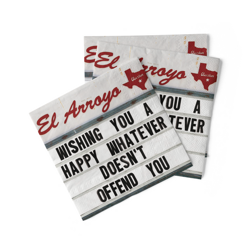 Happy Whatever Cocktail Napkins (Pack of 20)
