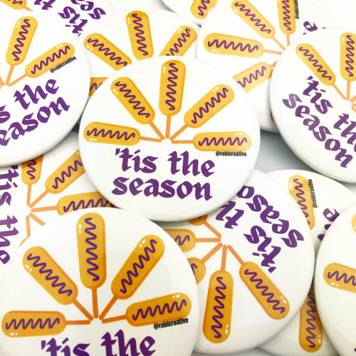 Game Day Button - Corndog Season