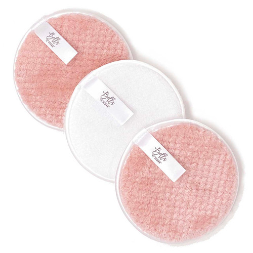 Bella Beauty Accs Face Cleansing Pad Pink/White
