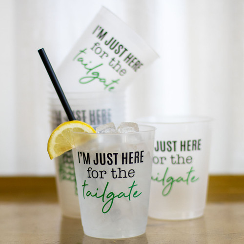 I'm Here For The Tailgate Party Cups Set of 10
