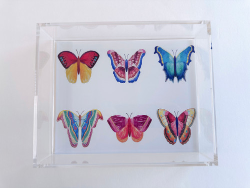 Multi Butterflies 8x10 Tray