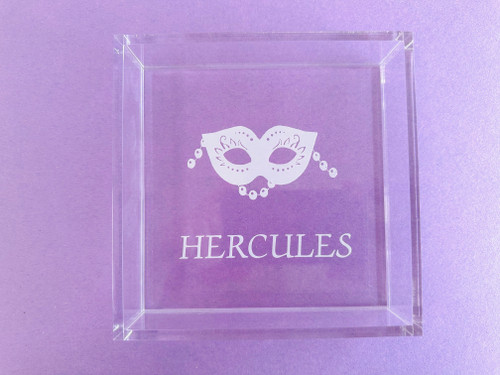 Mask & Hercules Acrylic Tray