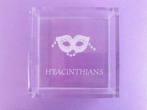 Mask & Hyacinthian Acrylic Tray 
