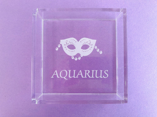 Mask & Aquarius Acrylic Tray 