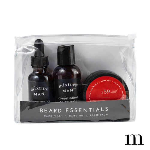 No 70 Sandalwood & Amber Mixture Man Beard Essentials Gift Set