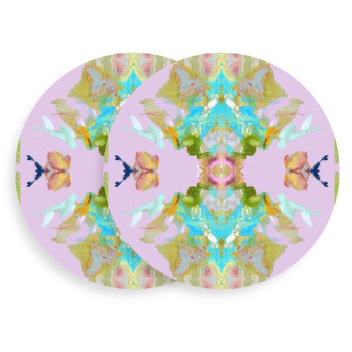 Laura Park x Tart Coaster - Stained Glass Lavender