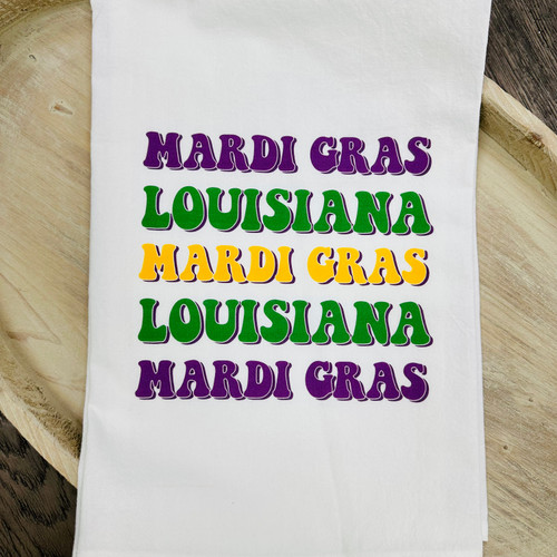 Mardi Gras Multi Towel