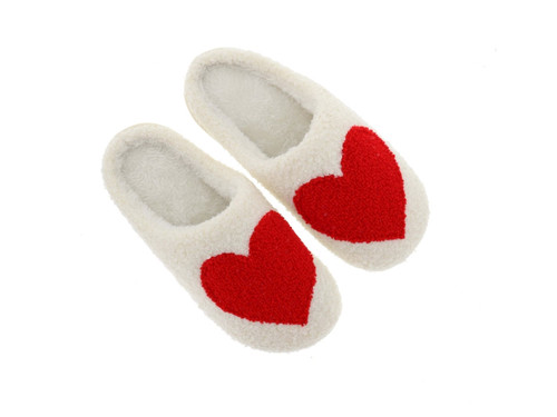 Hearts Closed Toe Slipper 