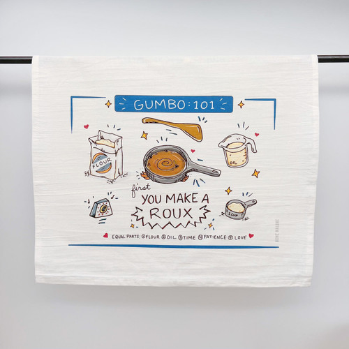 Gumbo 101 Tea Towel