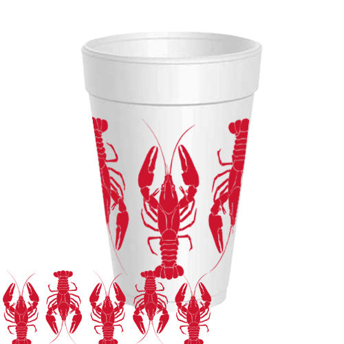 Crawfish Wrap Red Cups