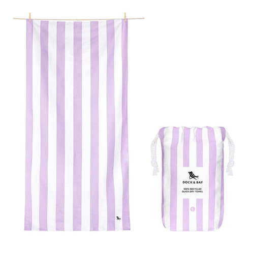 Dock & Bay Quick Dry Towels Lombok Lilac Large