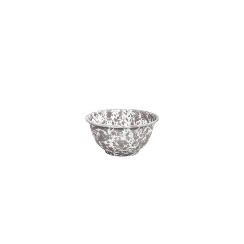 Splatter Small Footed Bowl - Grey