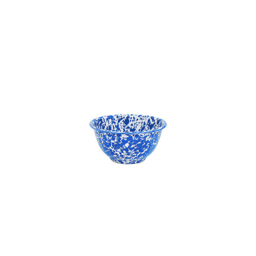 Splatter Small Footed Bowl - Blue