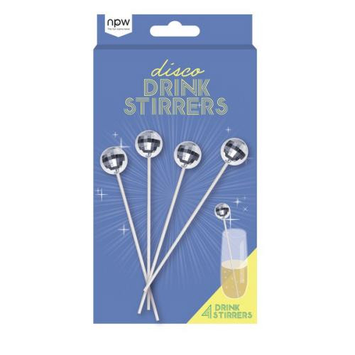 Disco Drink Stirrer 4pk