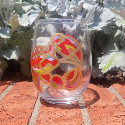 Crawfish Wine Glass