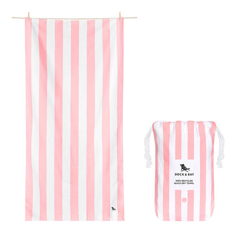Dock & Bay Quick Dry Towel- Malibu Pink