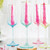 Rainbow Green Champagne Flute